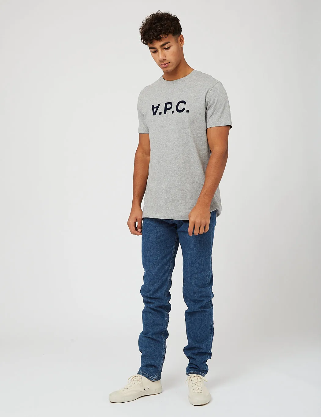 A.P.C. Colour VPC T-Shirt - Heathered Light Grey
