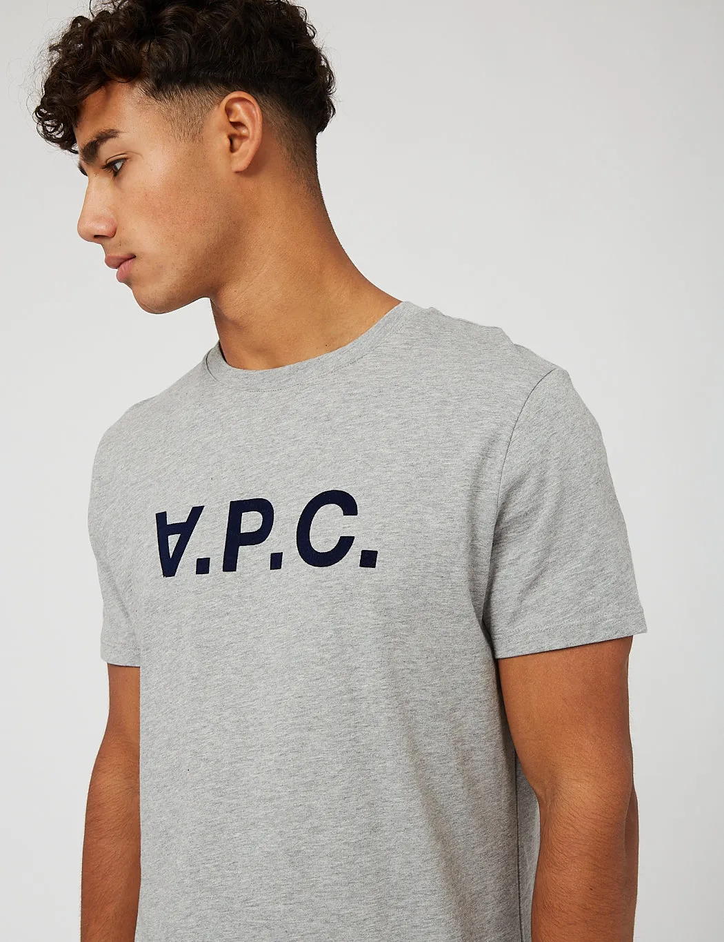 A.P.C. Colour VPC T-Shirt - Heathered Light Grey
