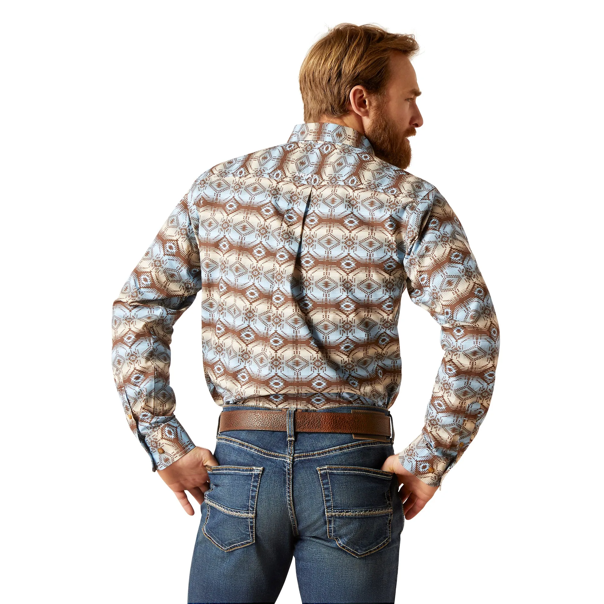 Ariat Men's Long Sleeve Fitted Shirt WRIGHT