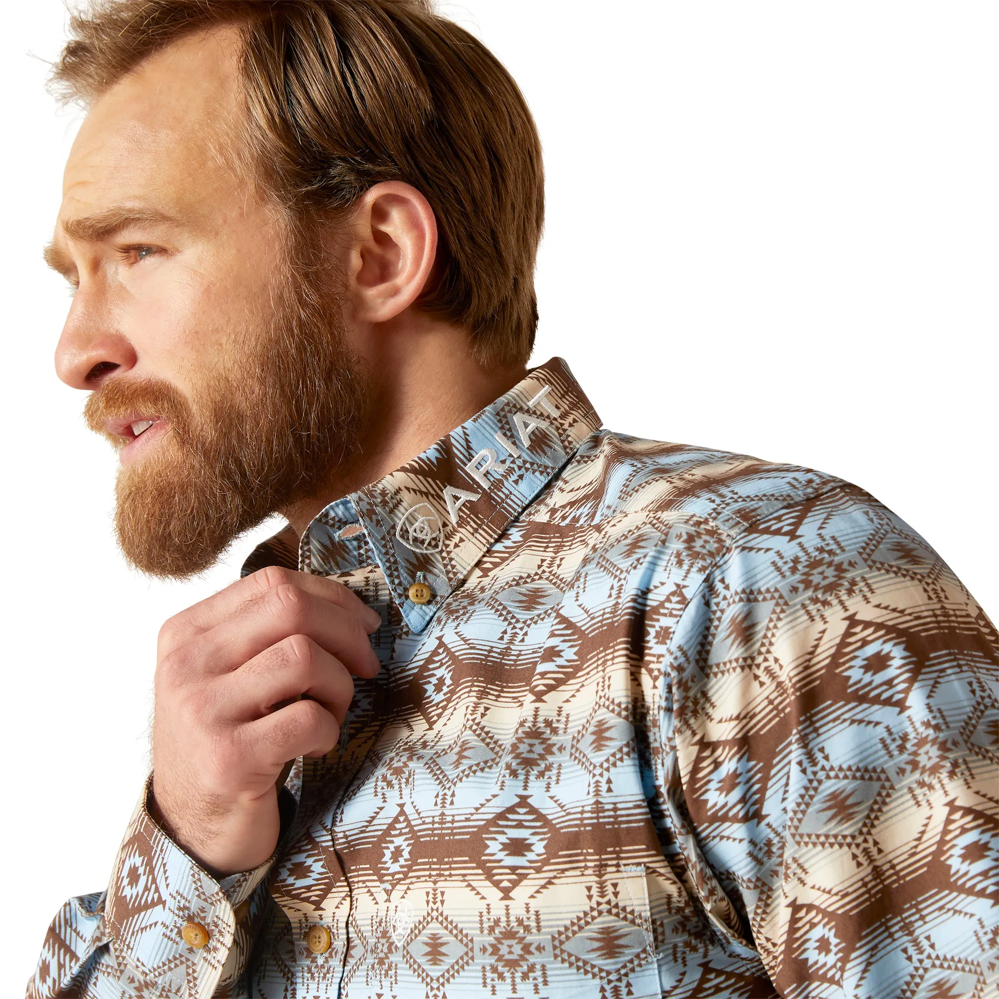 Ariat Men's Long Sleeve Fitted Shirt WRIGHT