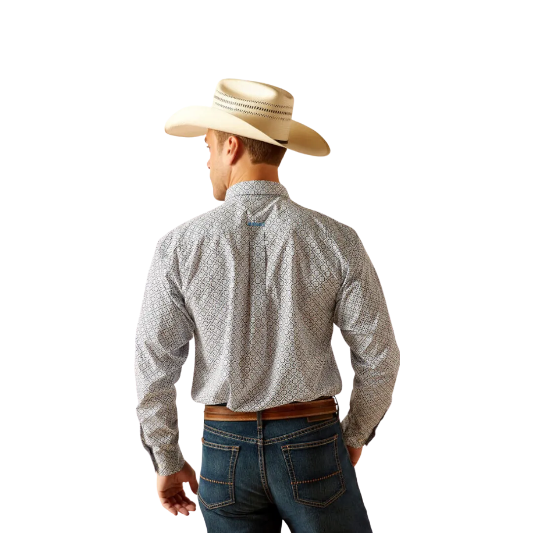 Ariat Men's Ronald Classic Fit Blue Shirt
