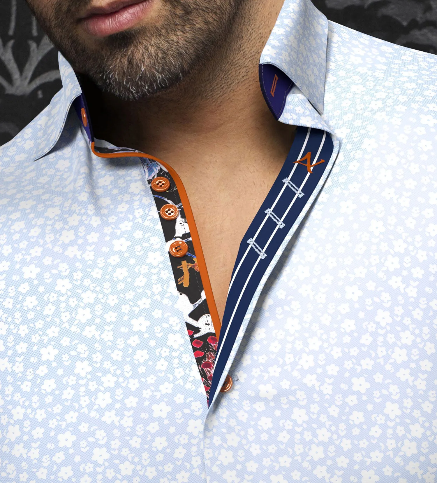 Au Noir Long Sleeve Minori Floral Shirt