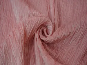 Baby Pink Crush Velvet Fabric