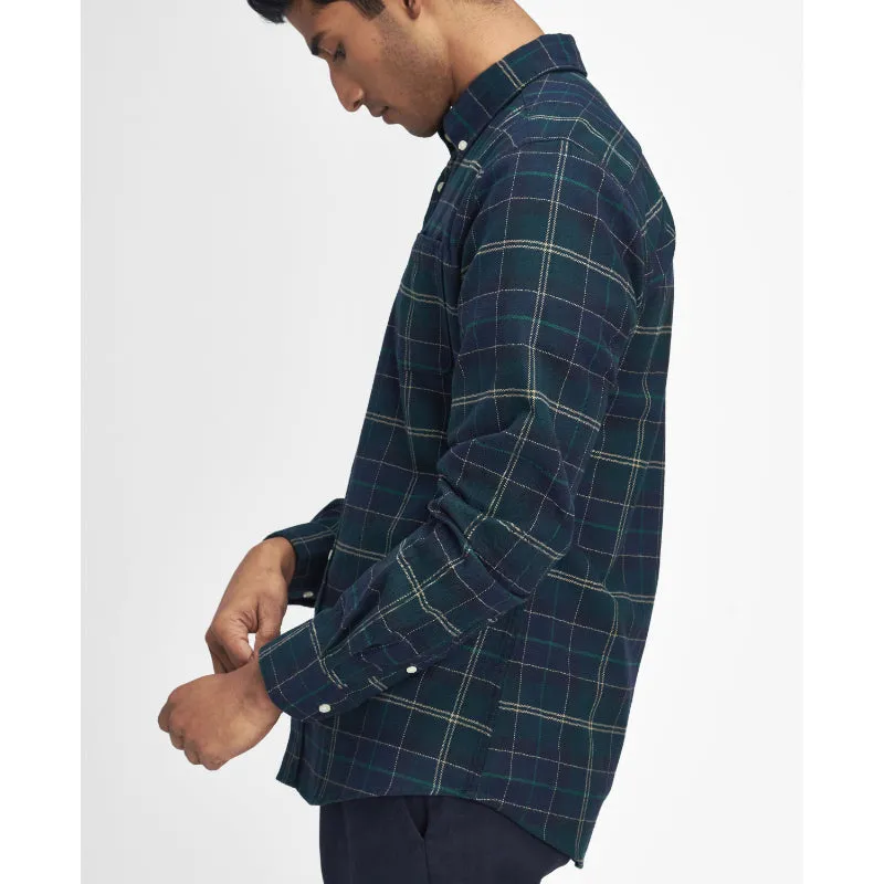 Barbour Kyeloch Mens Tailored Shirt  - Green Loch