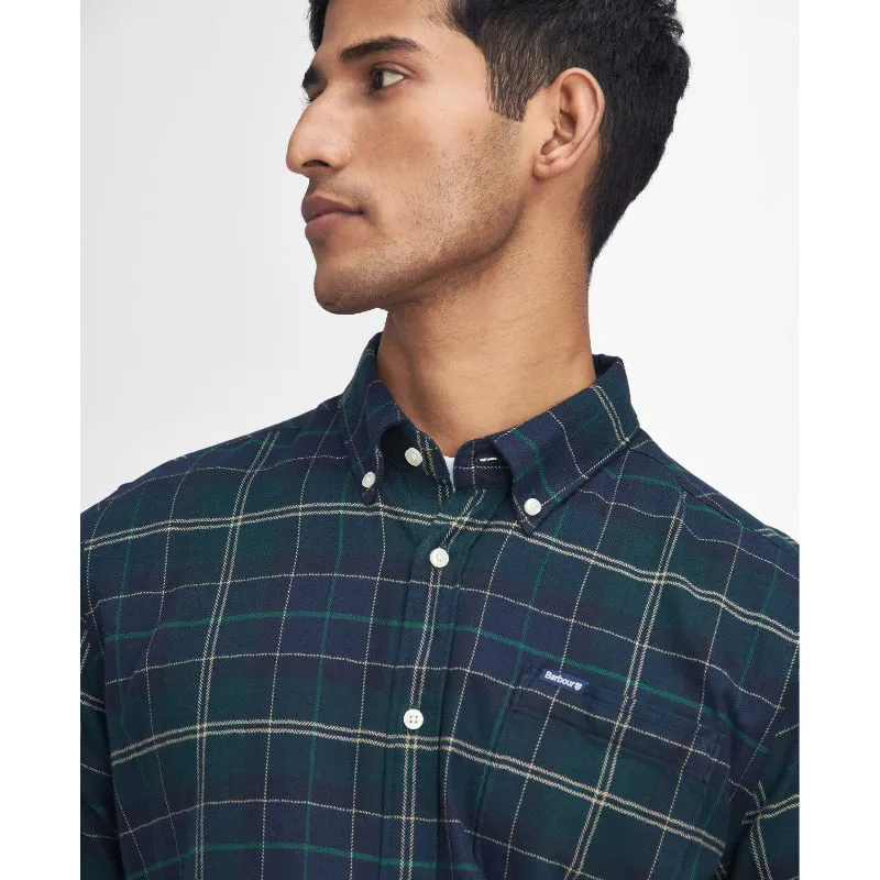 Barbour Kyeloch Mens Tailored Shirt  - Green Loch