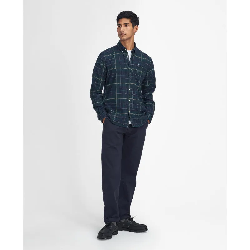 Barbour Kyeloch Mens Tailored Shirt  - Green Loch