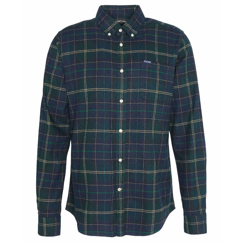 Barbour Kyeloch Mens Tailored Shirt  - Green Loch