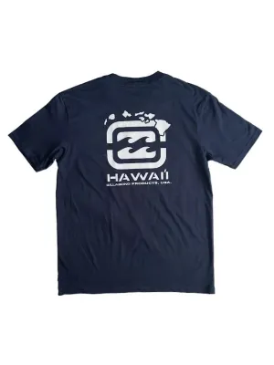 BILLABONG BRACKET HI PREMIUM TEE - NAVY