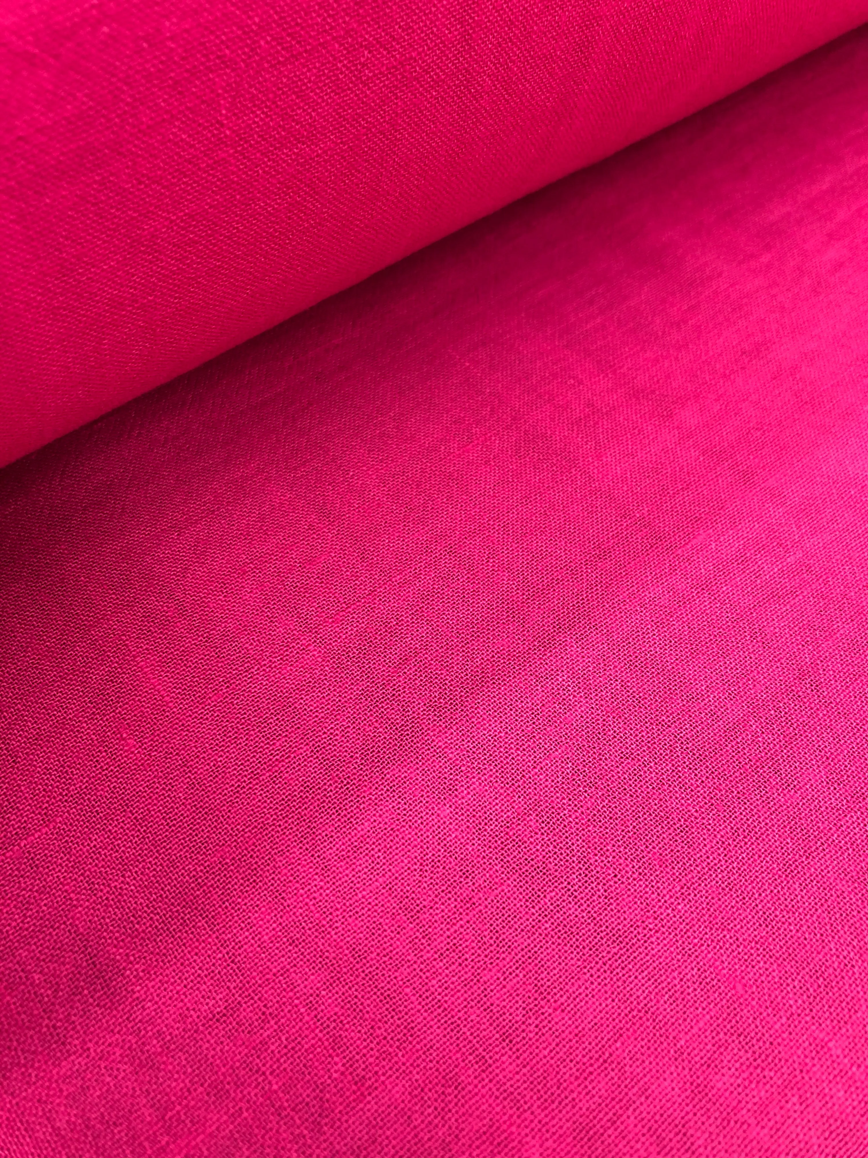 Capri Linen - Dark Fuchsia Purple