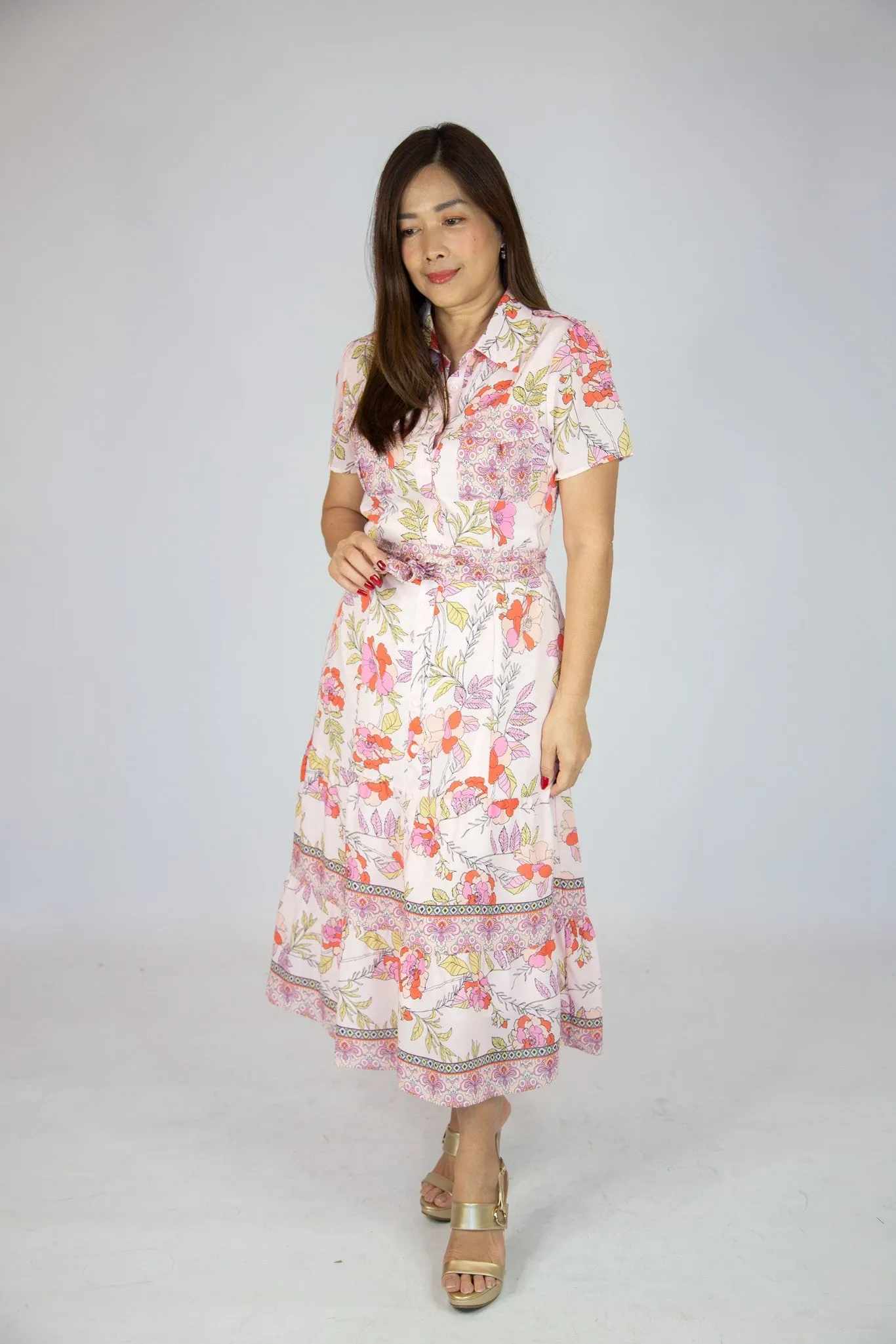 Celia Floral Print Dress