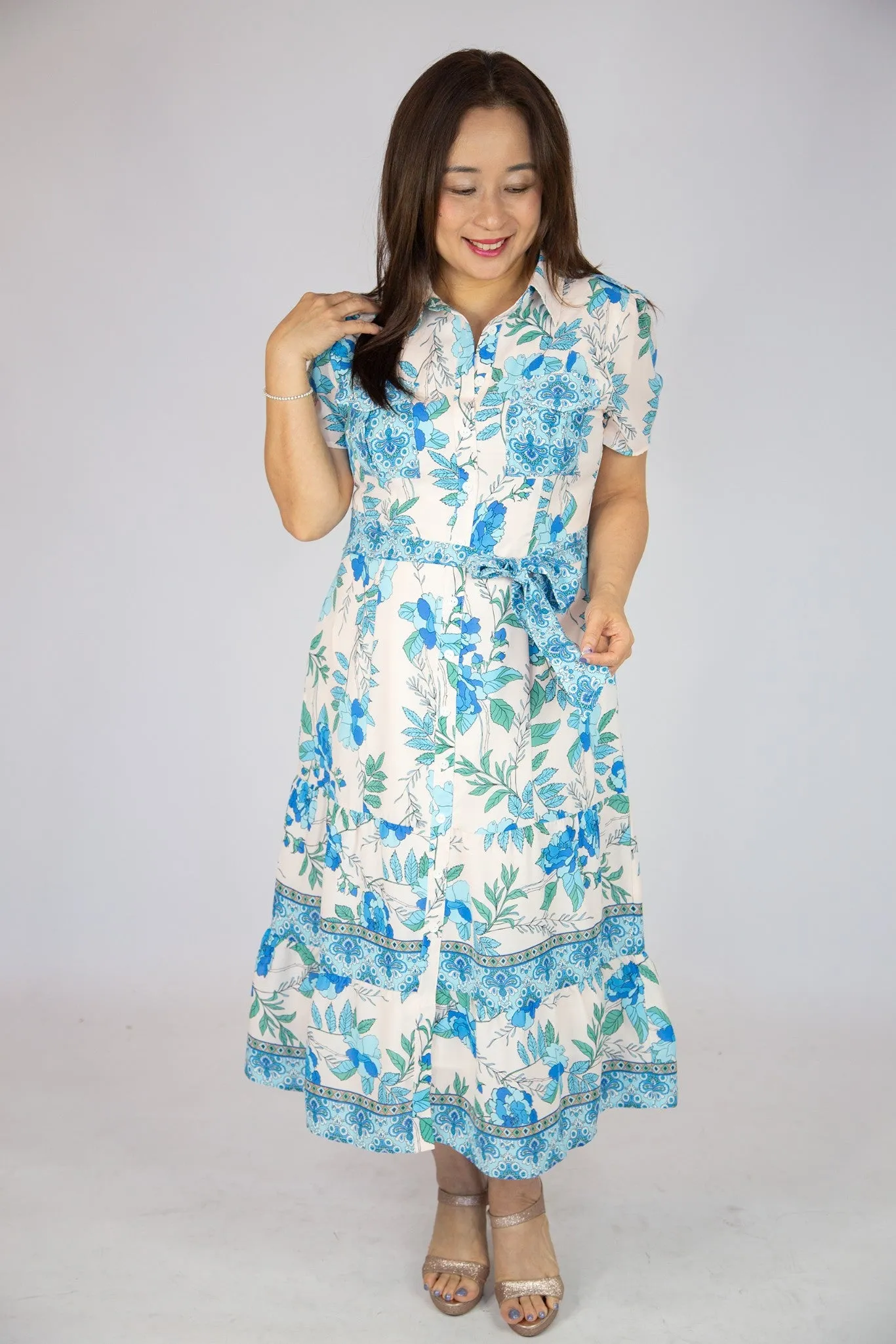 Celia Floral Print Dress