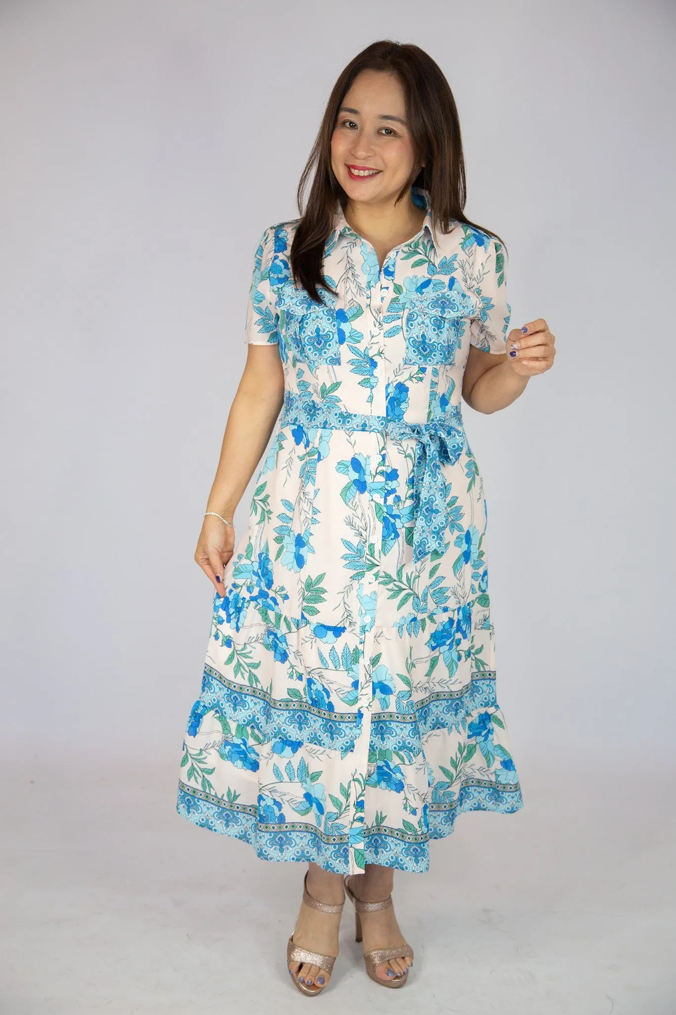 Celia Floral Print Dress