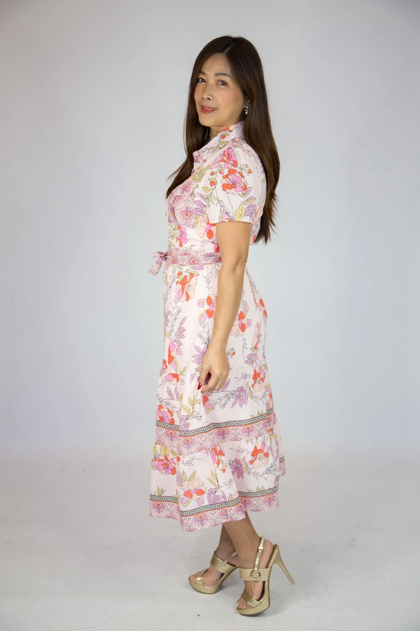 Celia Floral Print Dress