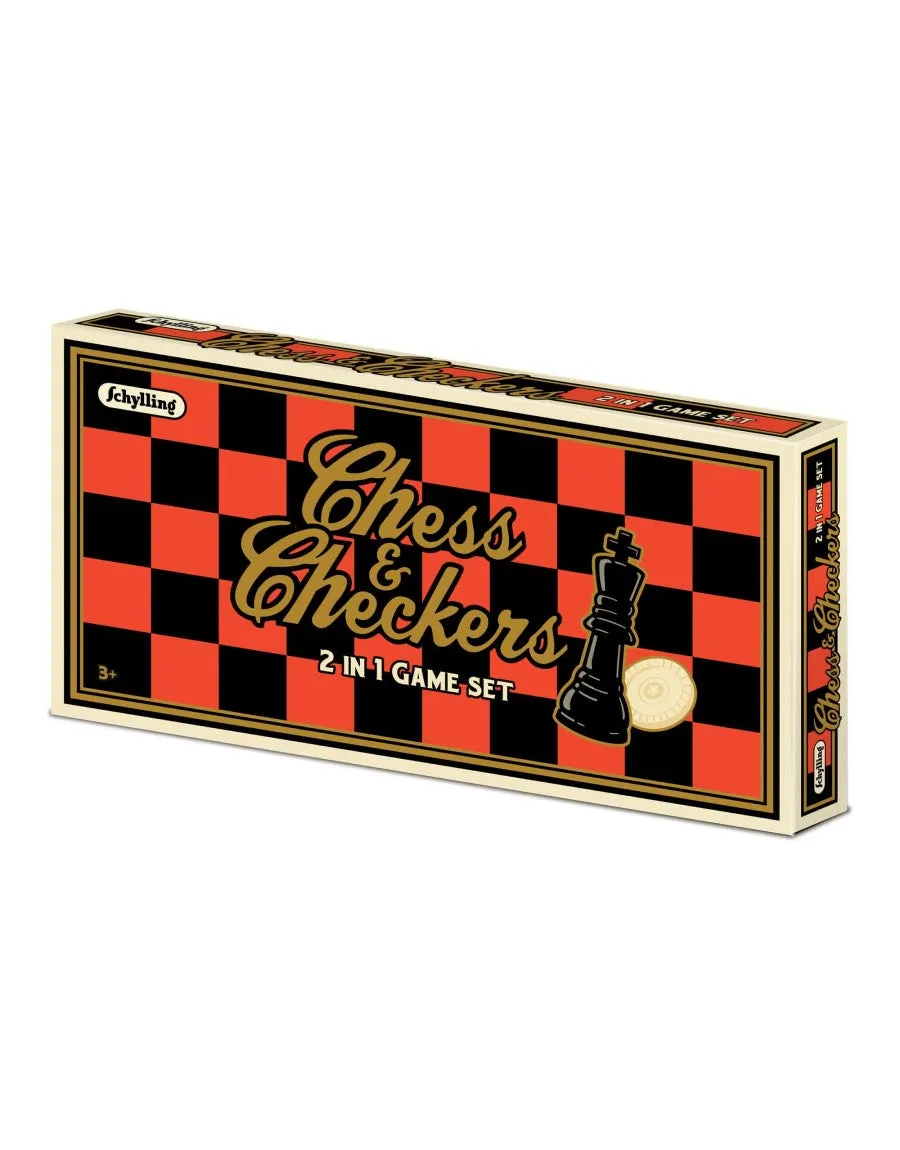 Classic Chess & Checkers Set