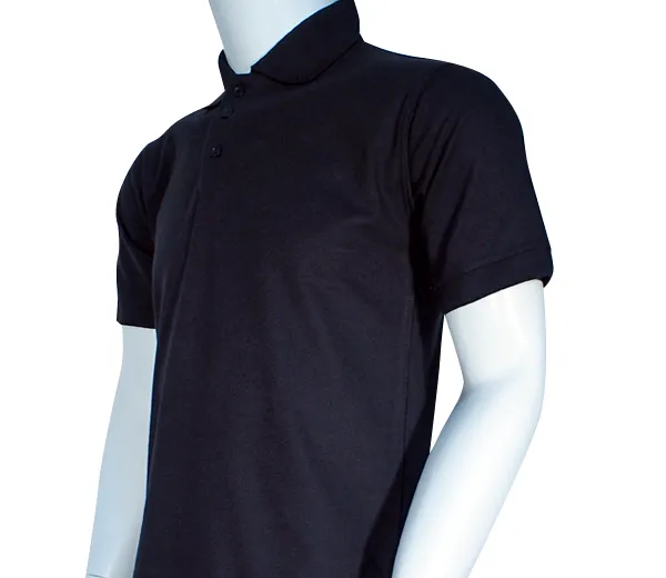 Cotton Honeycomb Polo Shirt -