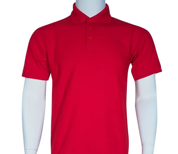 Cotton Honeycomb Polo Shirt -