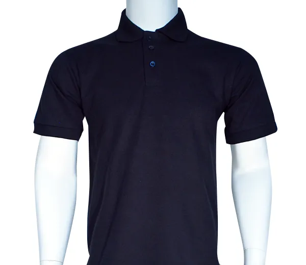 Cotton Honeycomb Polo Shirt -