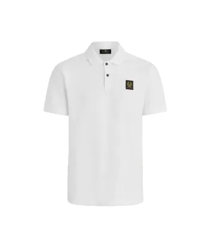 Cotton Pique Polo Shirt - White