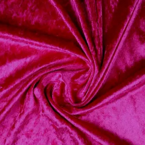 Crushed Velvet Cerise