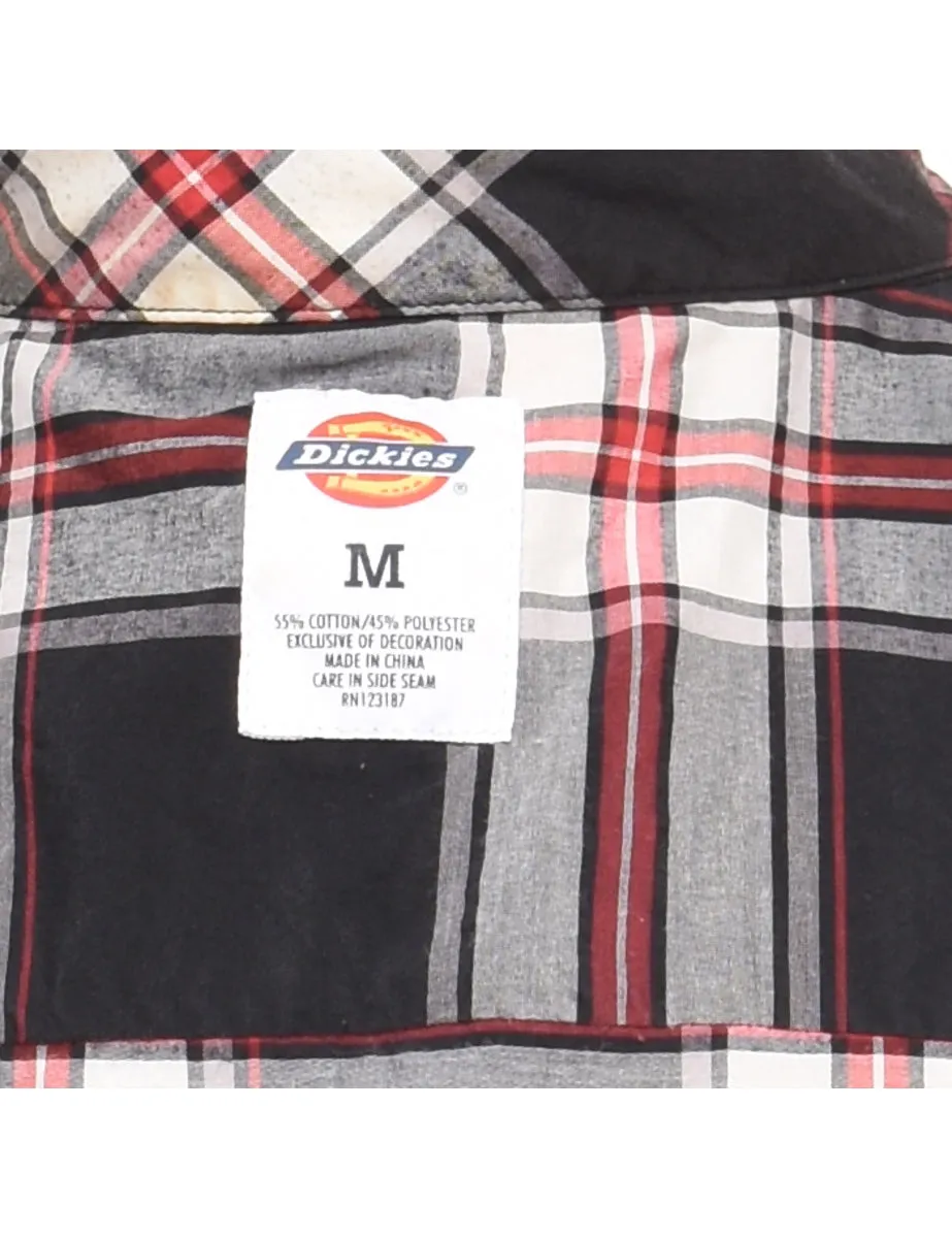 Dickies Red & Black Checked Shirt - M