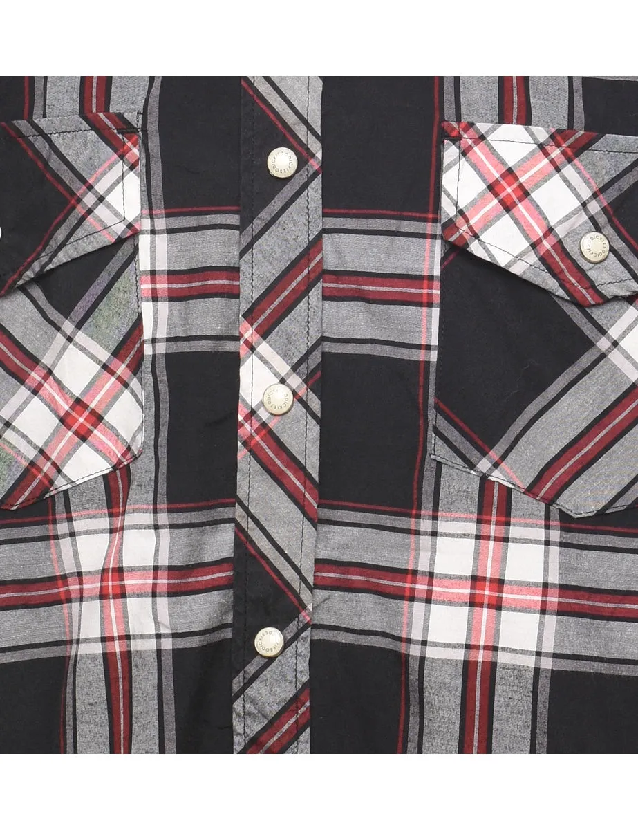 Dickies Red & Black Checked Shirt - M