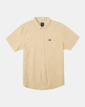 Endless Seersucker Short Sleeve Shirt - Butterscotch