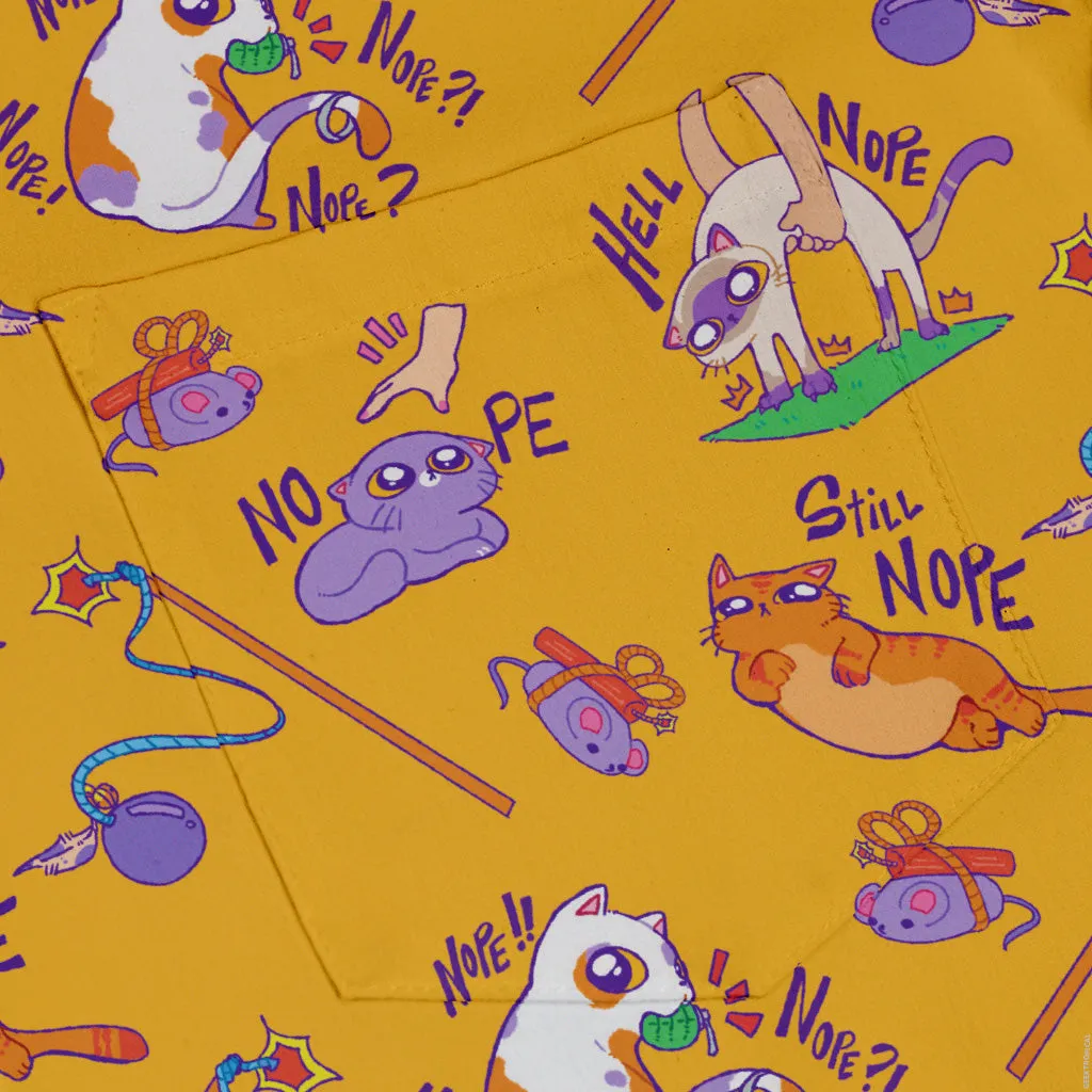 Exploding Kittens Still Nope Button Up Shirt