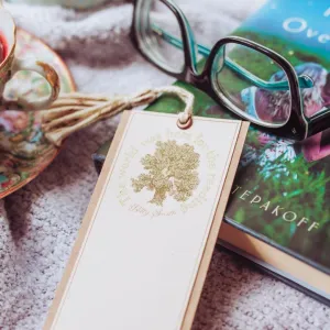 Feminine Reading Girl Bookmark