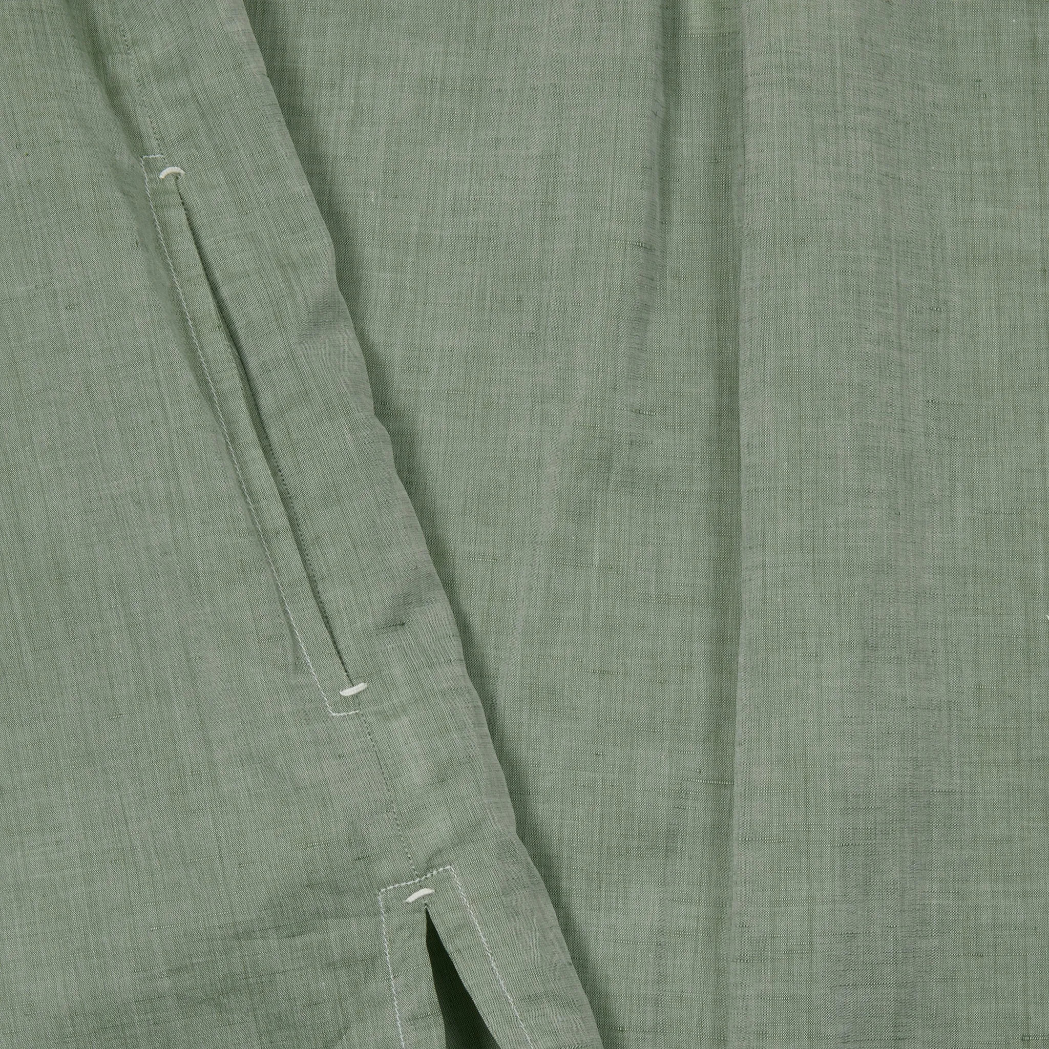 Finamore Women's Antonia Cotton / Linen Shirt in Green