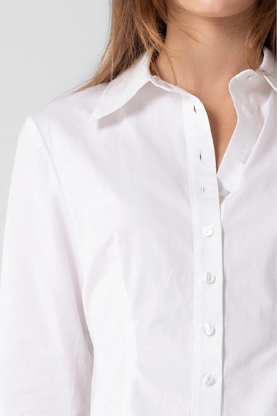 Fitted Button Down Top