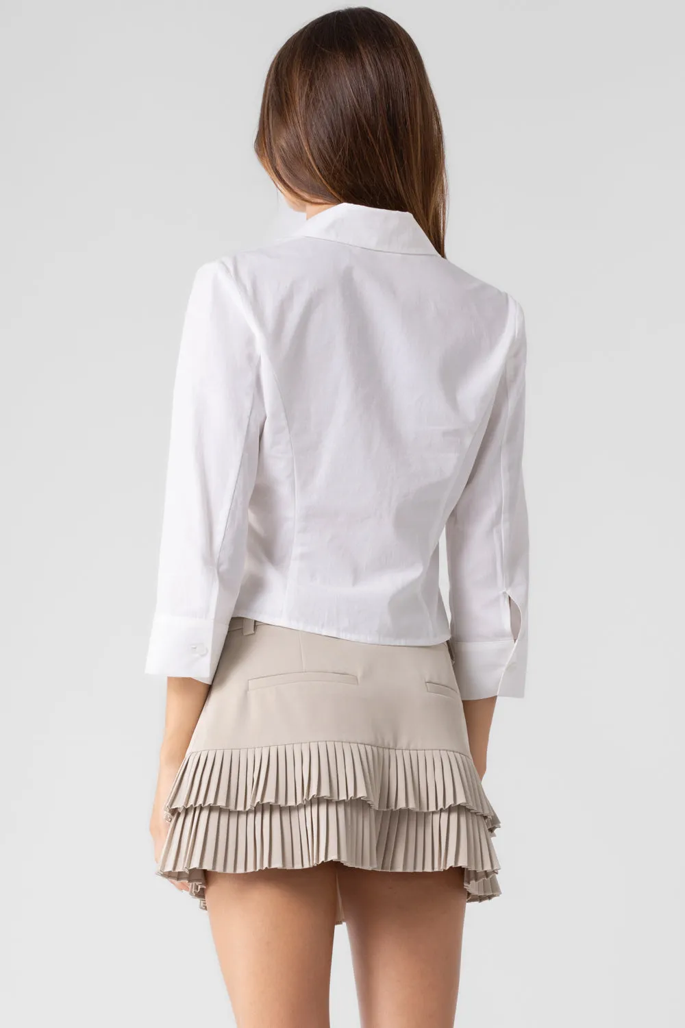 Fitted Button Down Top