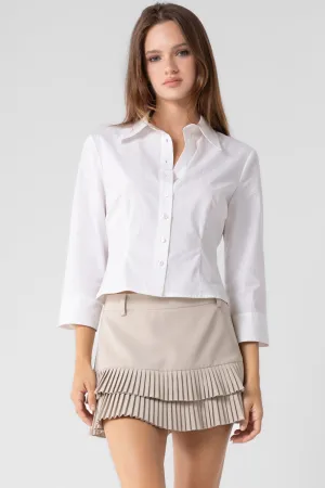 Fitted Button Down Top
