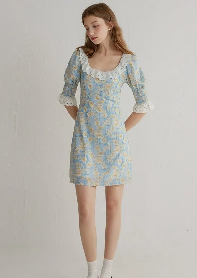 FLORAL LACE DRESS
