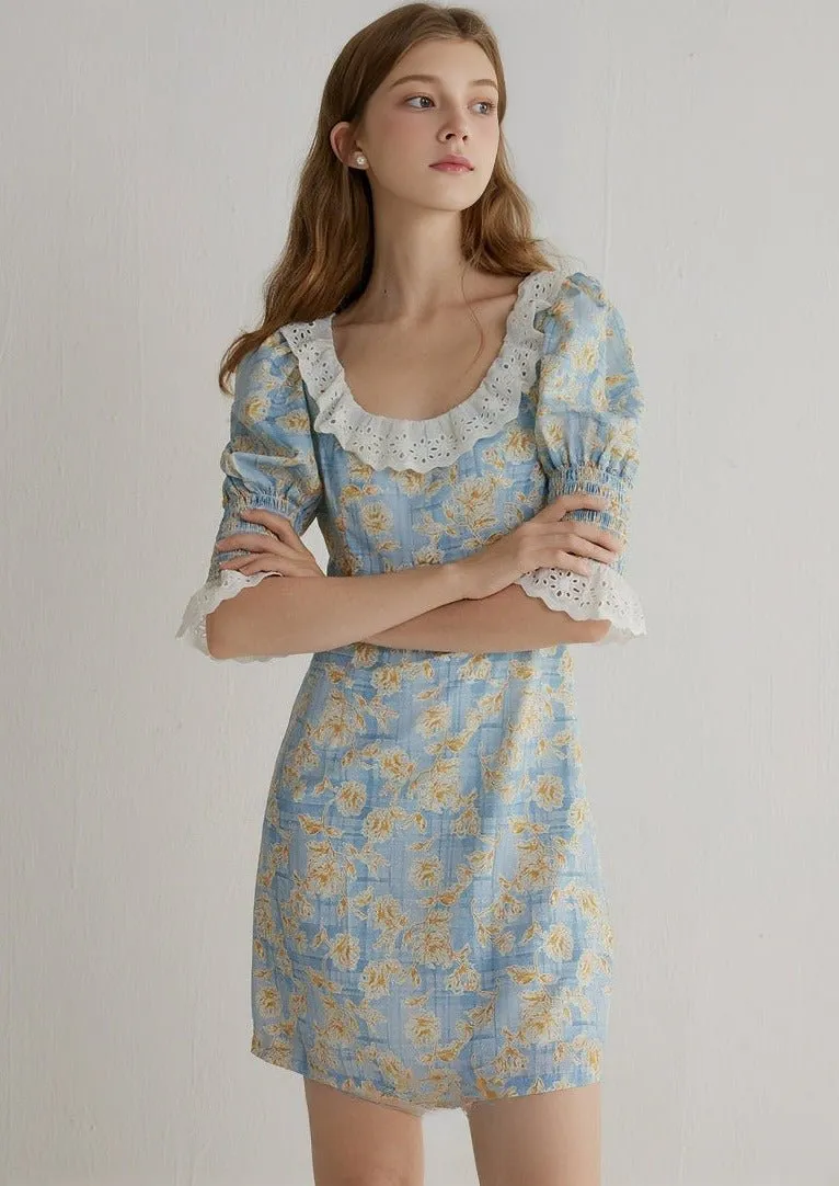 FLORAL LACE DRESS