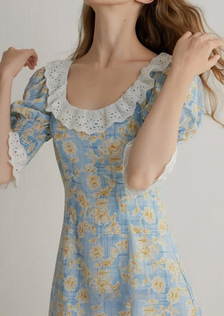 FLORAL LACE DRESS