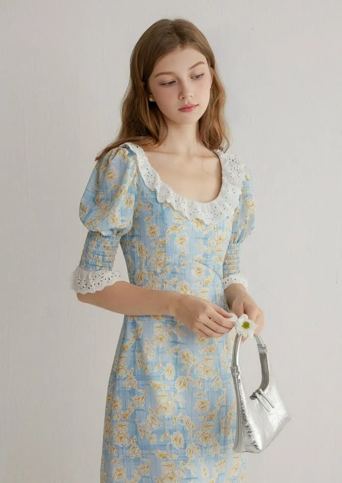 FLORAL LACE DRESS