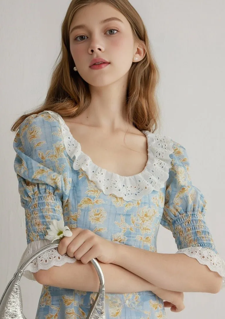 FLORAL LACE DRESS