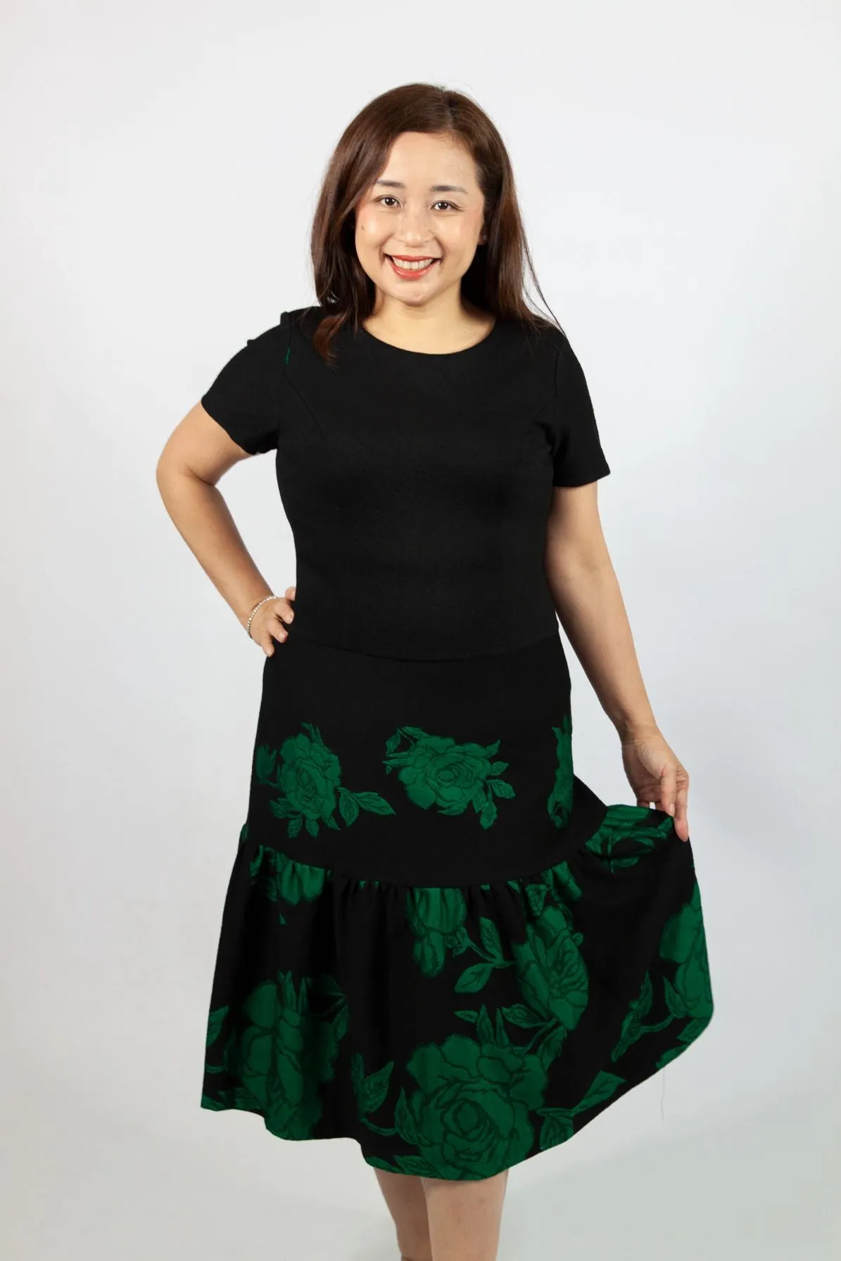 Floral Print Flare Dress
