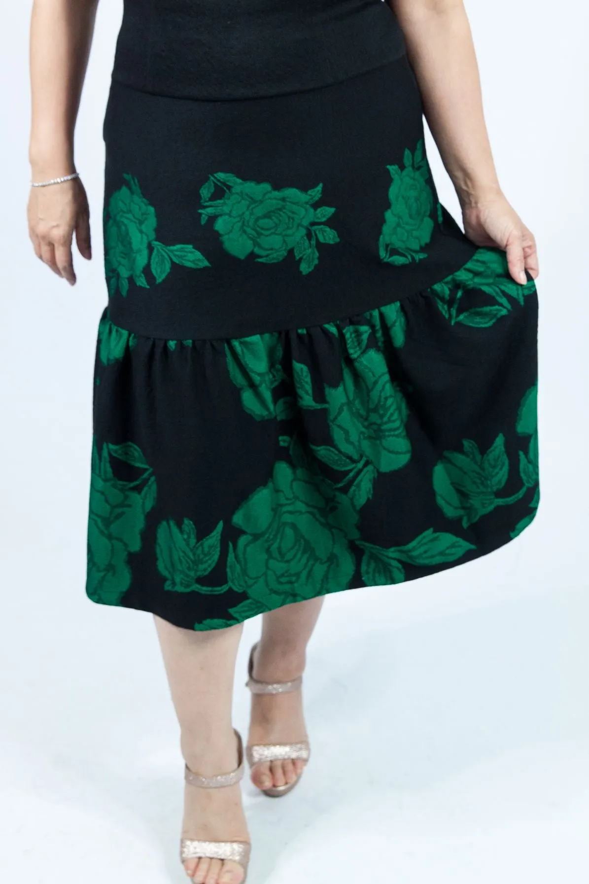 Floral Print Flare Dress