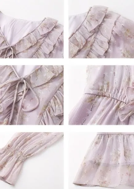 FLORAL SWEET CHIFFON DRESS