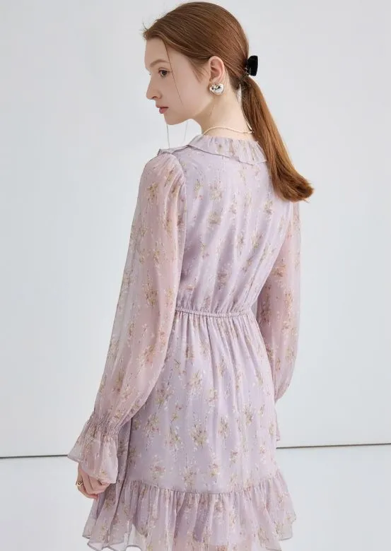 FLORAL SWEET CHIFFON DRESS