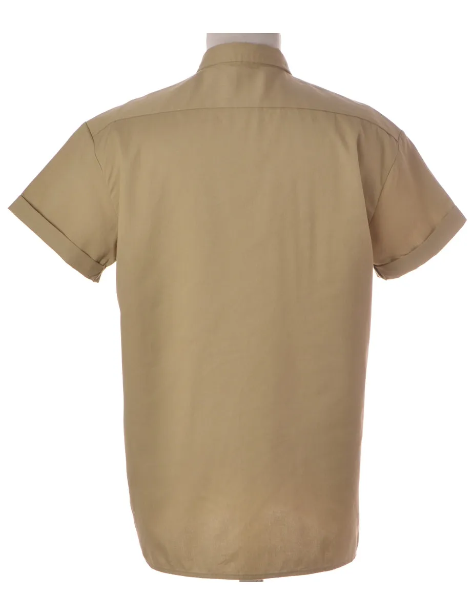 Label Beige Upcycled Dickies Shirt
