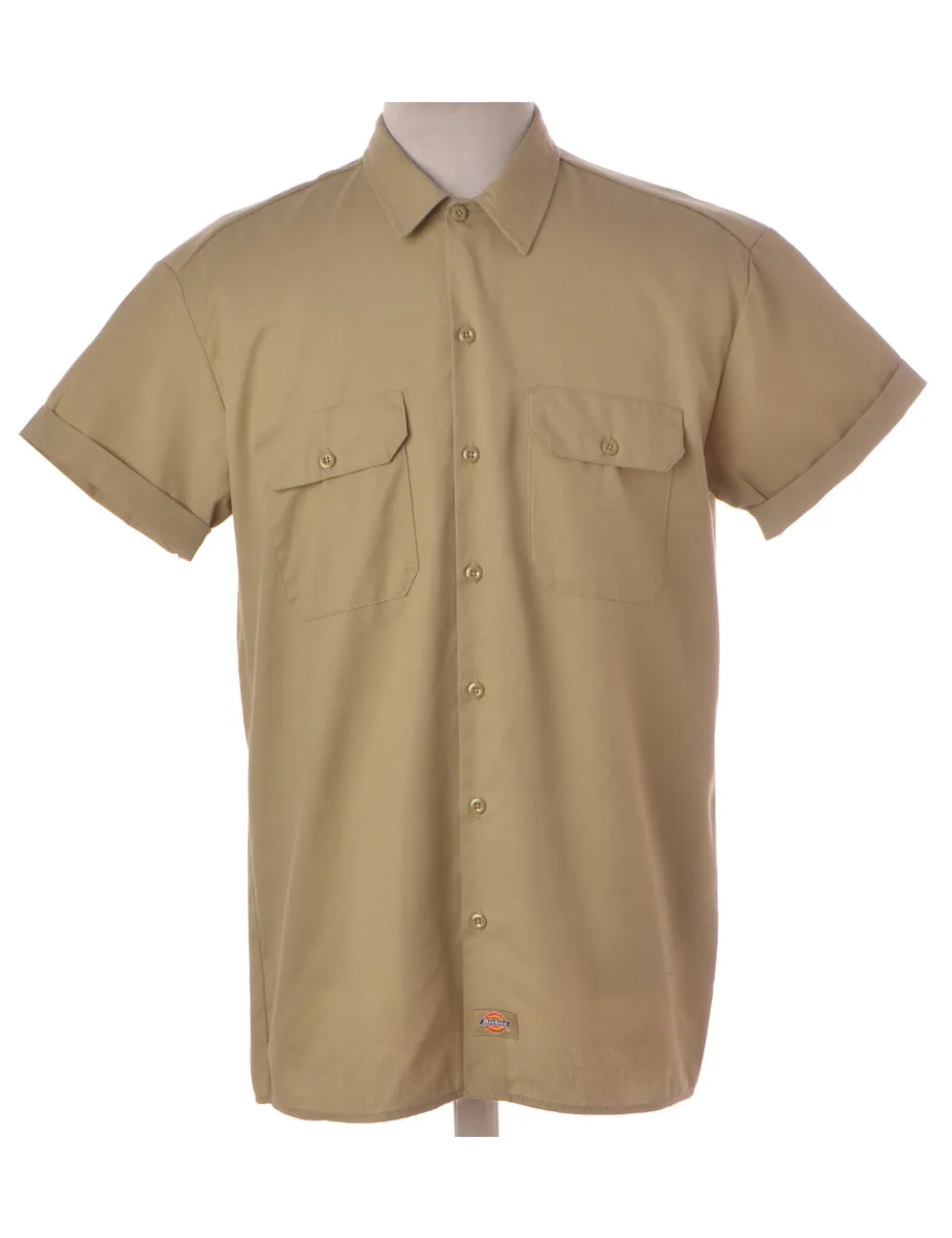 Label Beige Upcycled Dickies Shirt