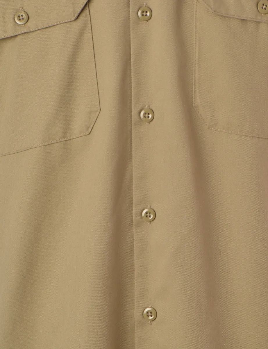 Label Beige Upcycled Dickies Shirt