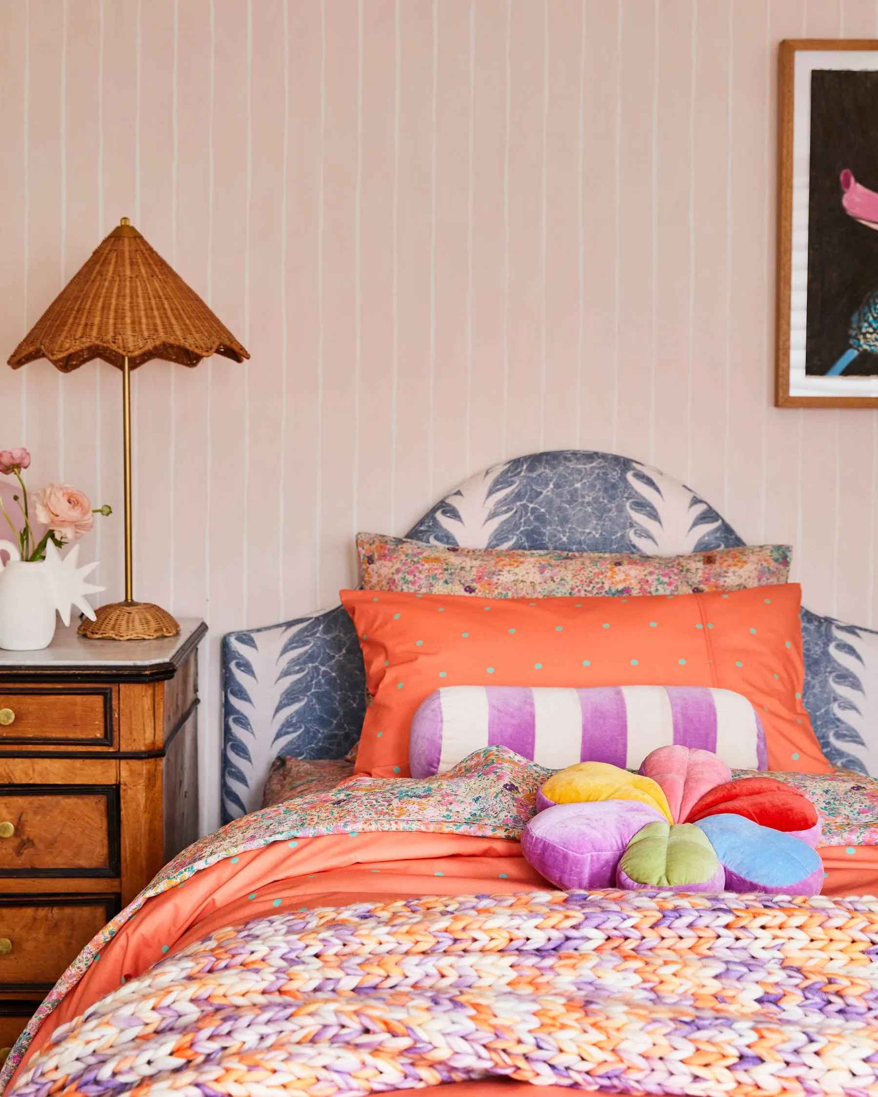 Little Bit Ditsy Linen Flat Sheet