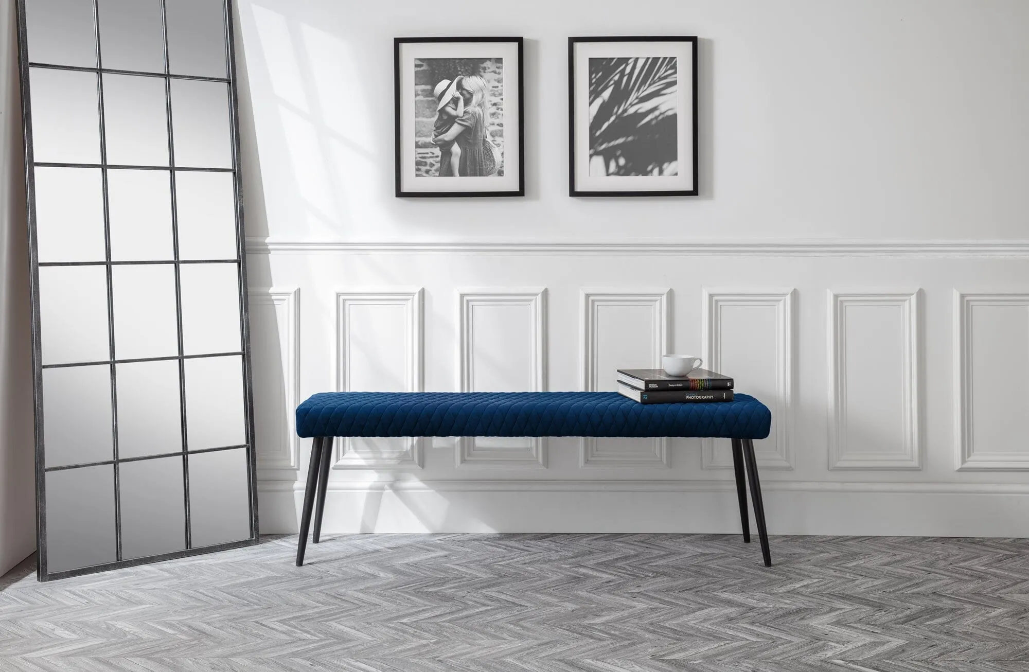 Luxe Low Bench - Blue