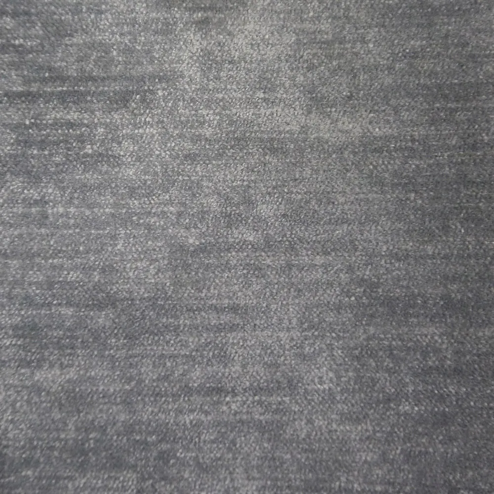 Malvolio Plain Velvet Fabric (By The Metre) Titanium