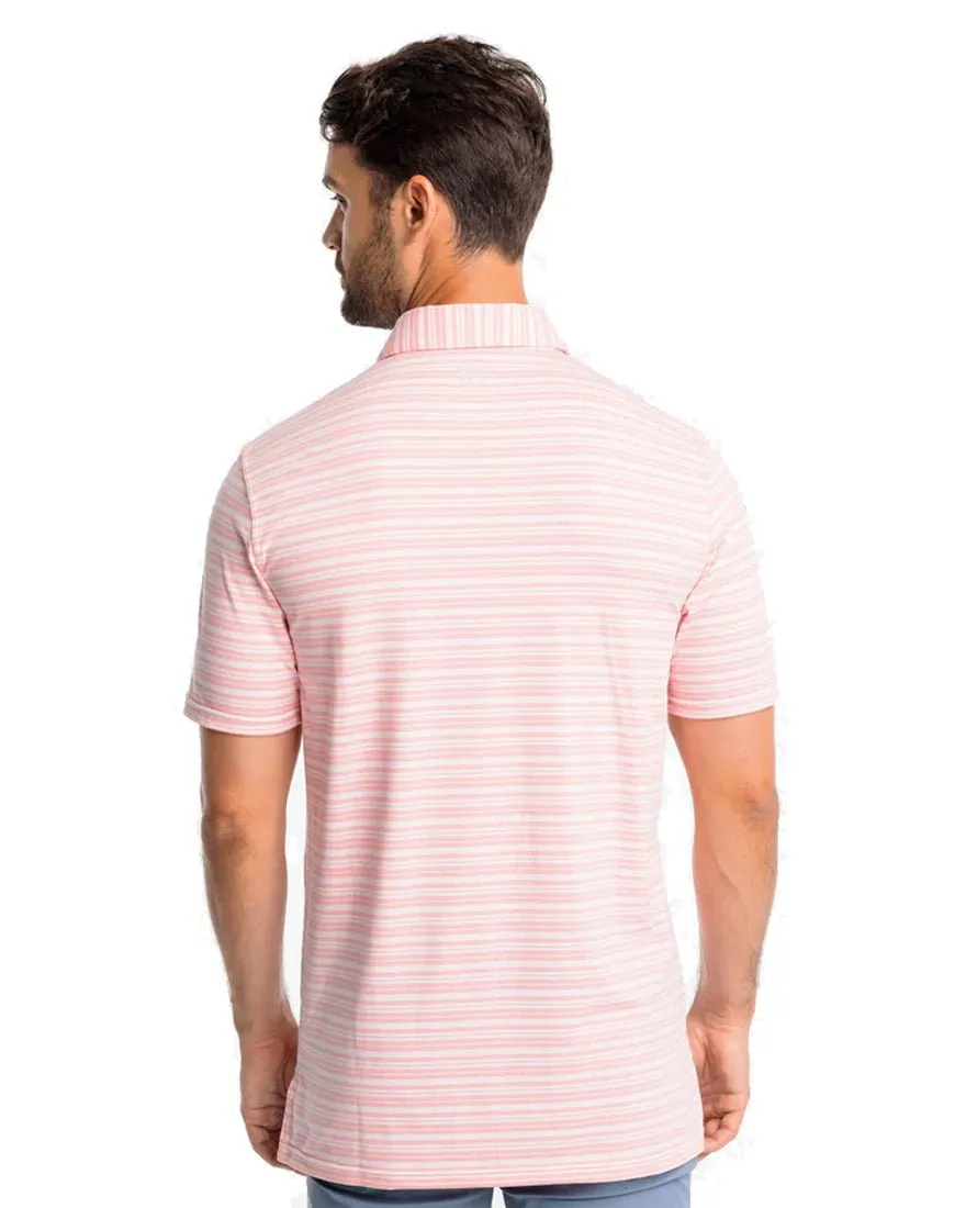 Mens Ryder Heather Bombay Stripe Polo