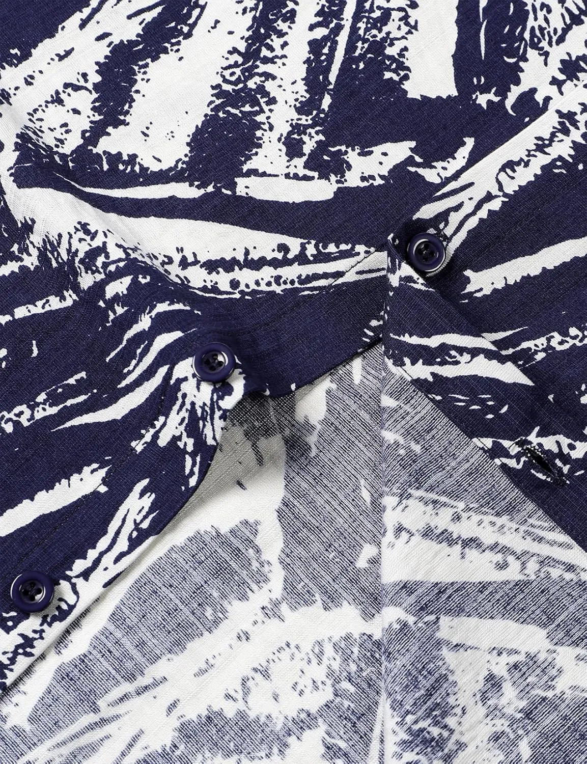 Men's Stylish Casual Printed Short Sleeve Button Down Shirts Summer Vacation Beach Tropical Hawaiian Shirt
