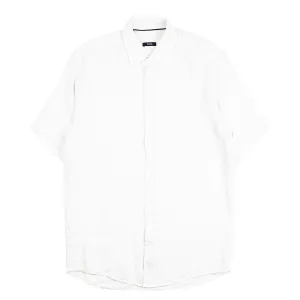 Miami White Short Sleeve Linen